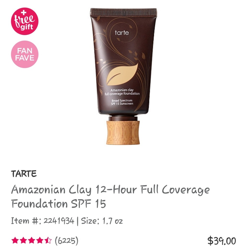 Bundle of 2 Tarte foundations.